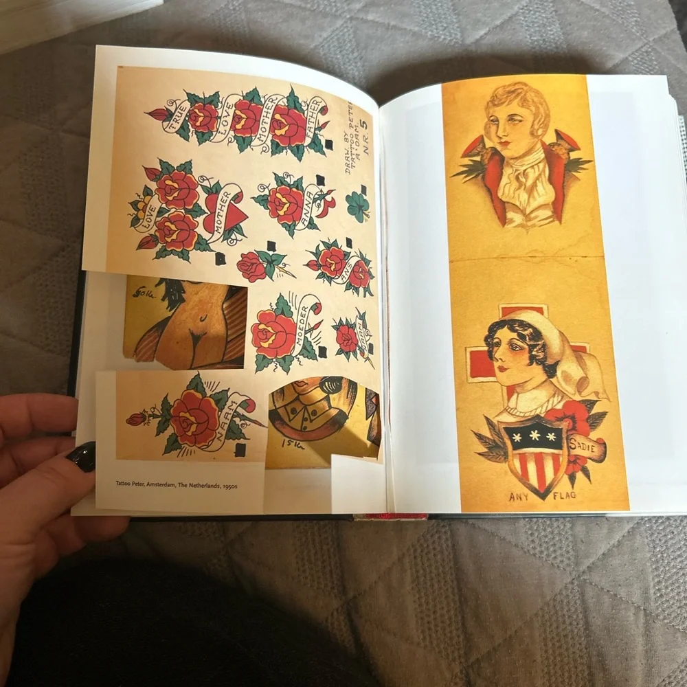 Taschen Black Hardcover 1000 Tattoos Traditional Tats Design Art Book